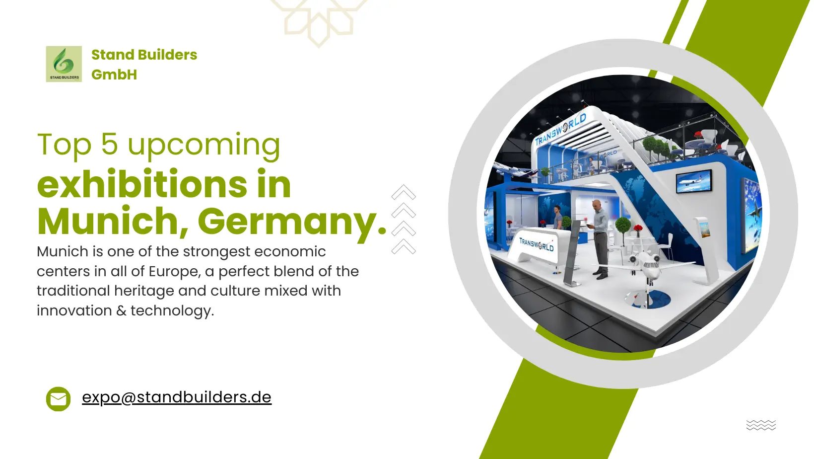 Top 5 upcoming exhibitions in Munich, Germany.