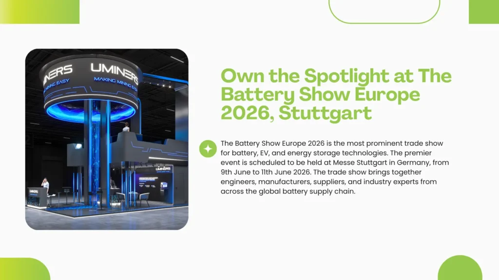 Own the Spotlight at The Battery Show Europe 2026, Stuttgart