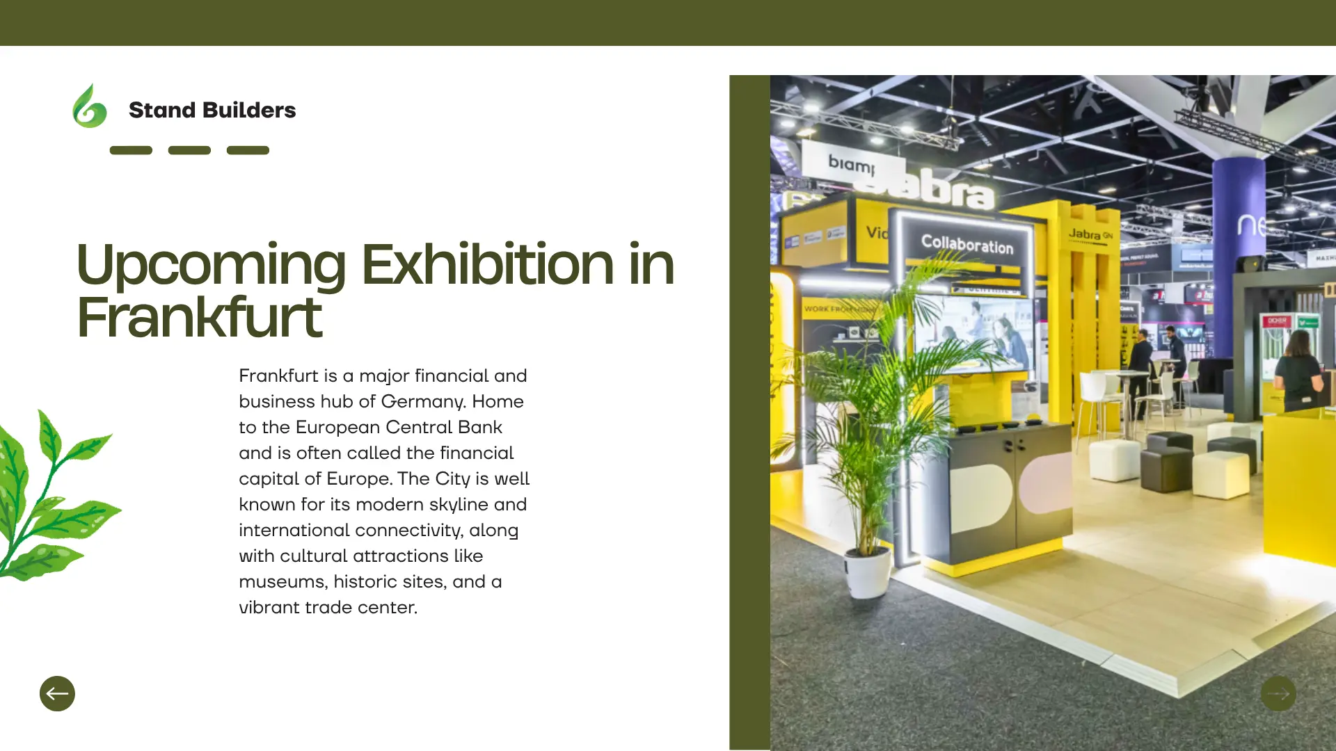 Upcoming Exhibition in Frankfurt