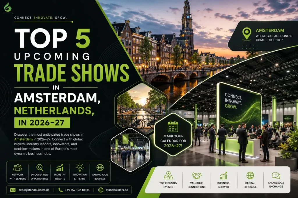 Top 5 upcoming trade shows in Amsterdam, Netherlands, in 2026-27