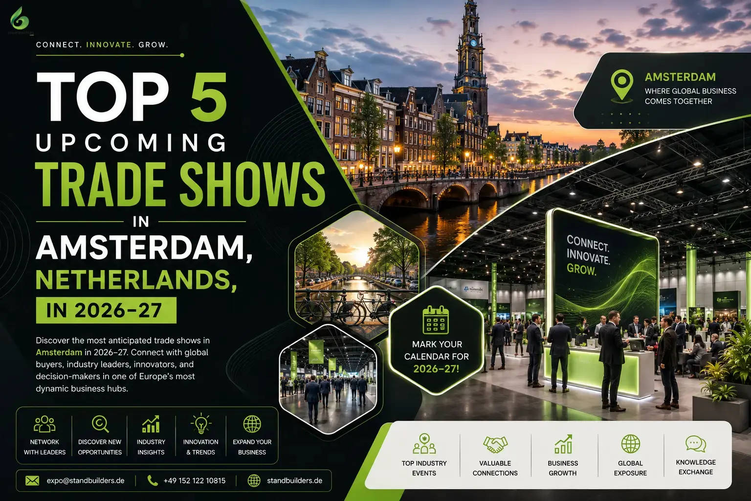 Top 5 upcoming trade shows in Amsterdam, Netherlands, in 2026-27