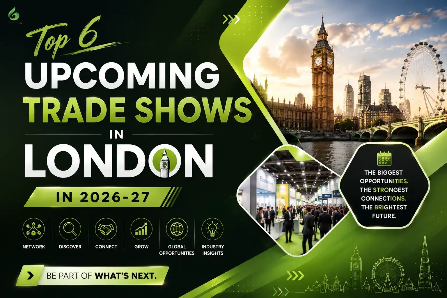 Top 6 upcoming trade shows in London in 2026-27