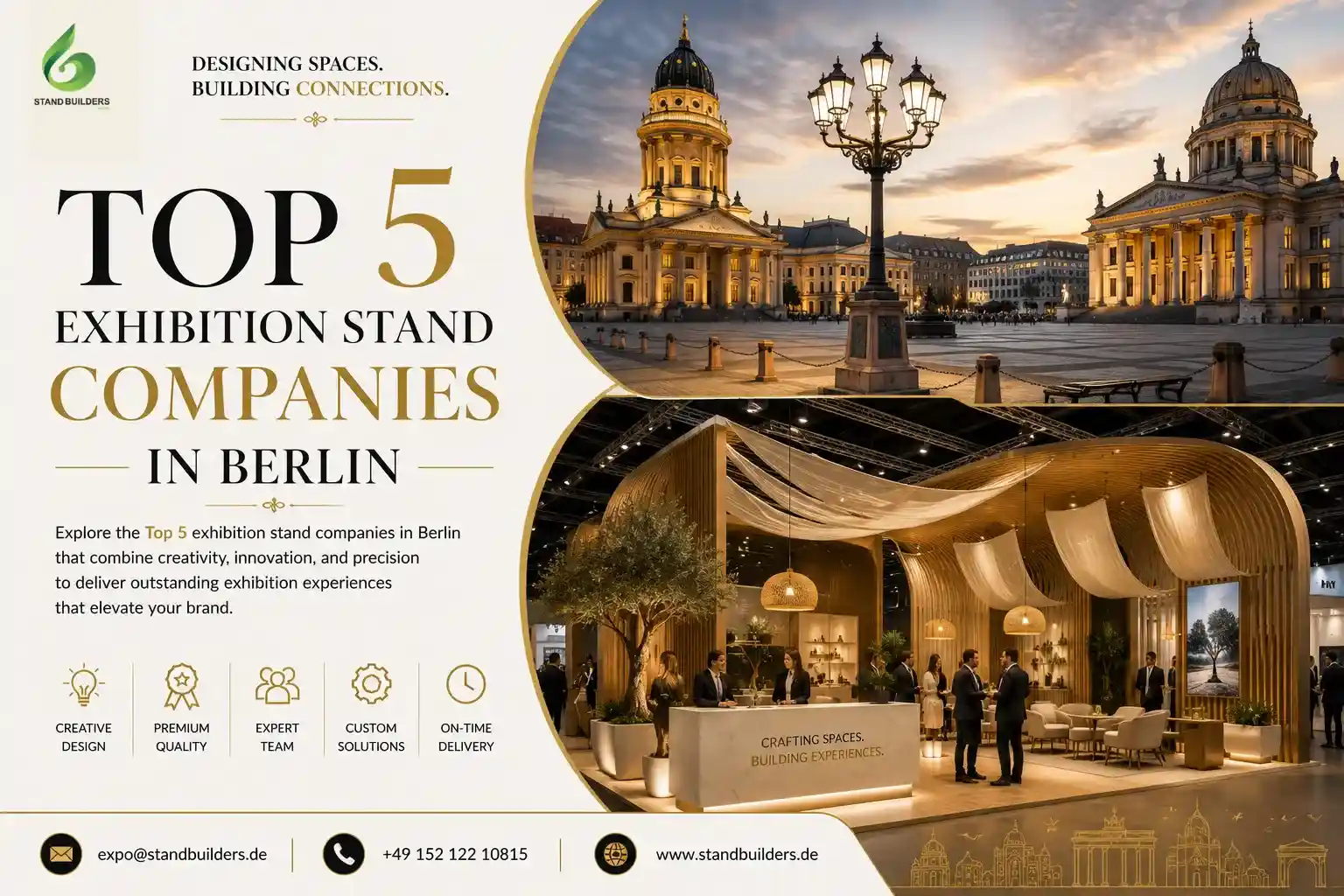Top 5 exhibition stand companies in Berlin | standbuilders.de