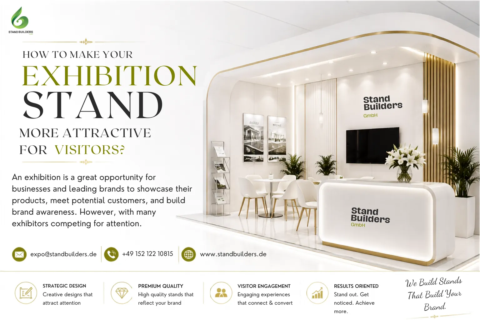 How to make your exhibition stand more attractive for visitors | standbuilders.de