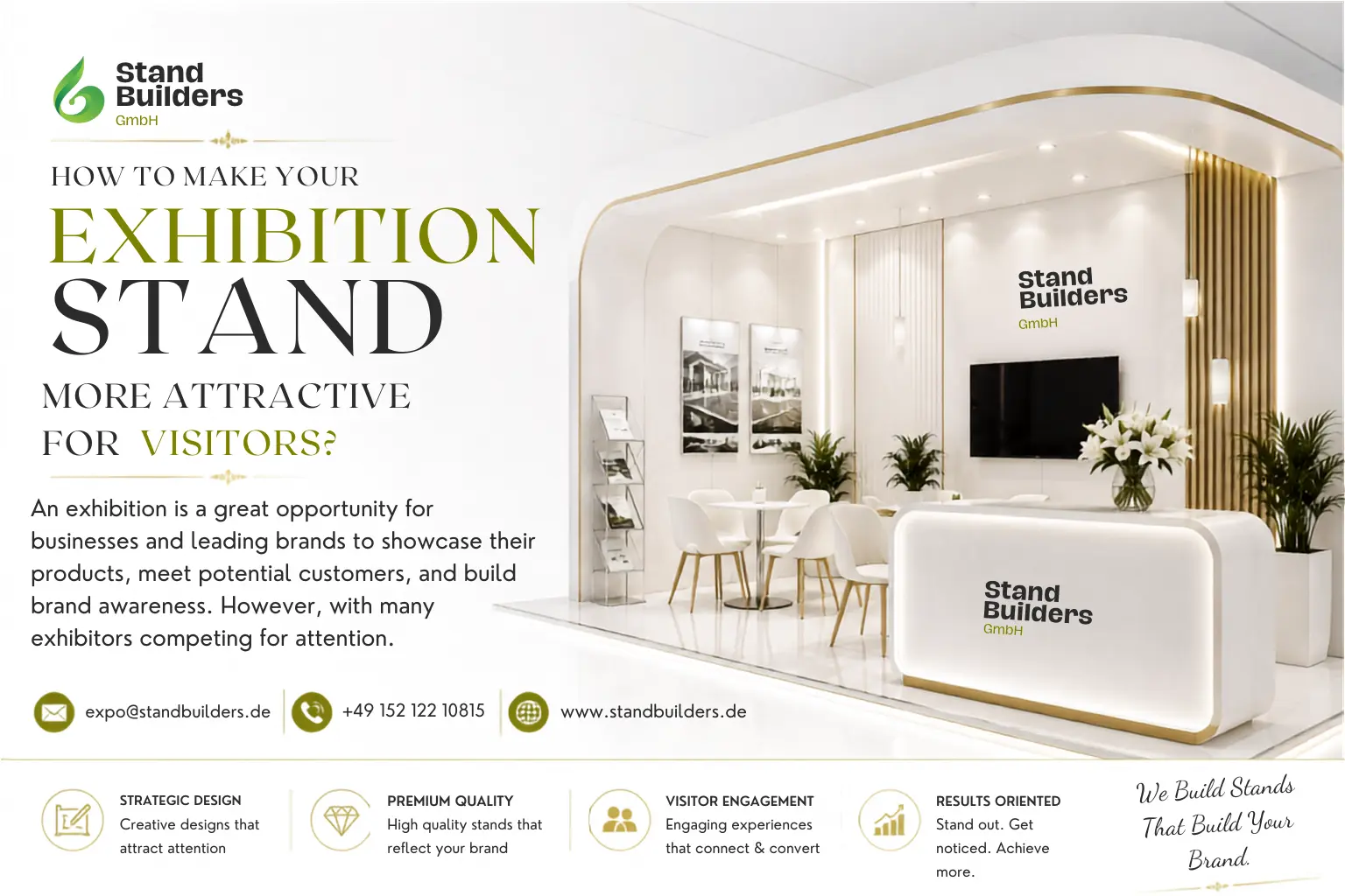 How to make your exhibition stand more attractive for visitors?