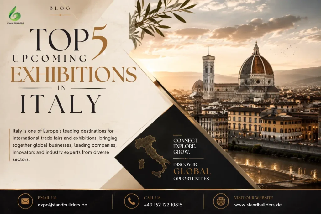 Top 5 upcoming exhibitions in Italy | standbuilders.de