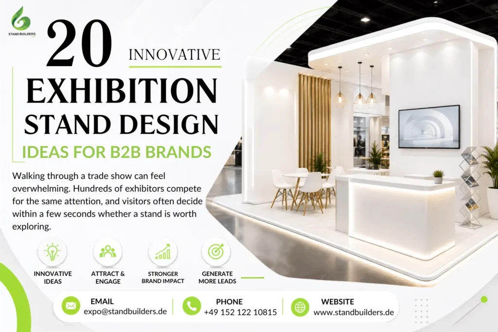 20 Innovative Exhibition Stand Design Ideas for B2B Brands