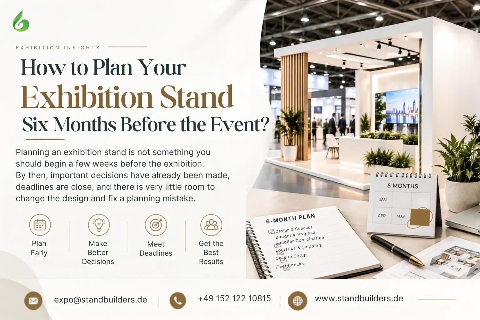 How to Plan Your Exhibition Stand Six Months Before the Event